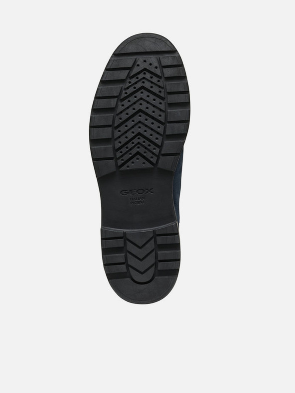 Geox Tmavomodré pánske členkové topánky Geox Andalo