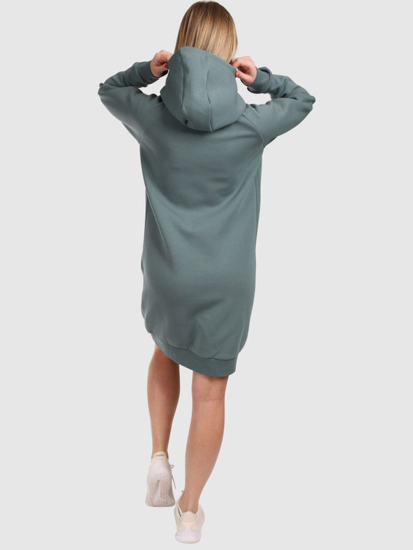 Kilpi Dámske športové šaty Kilpi HEYDEN-W Khaki