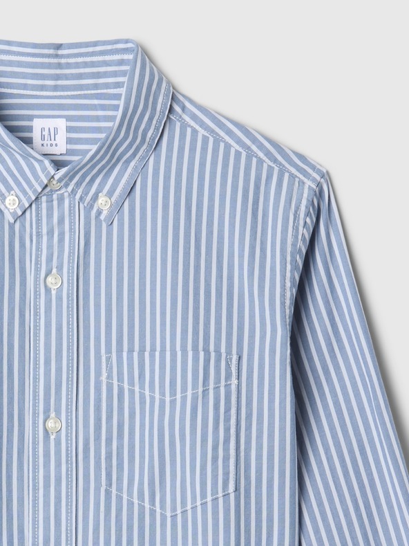 GAP Detská popelínová košeľa GAP