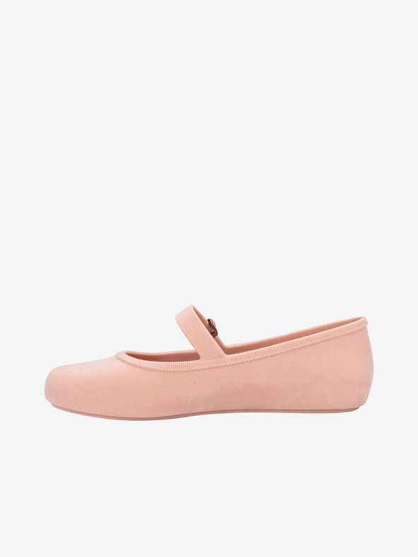Melissa Svetloružové dámske baleríny Melissa Soft Ballerina Velvet