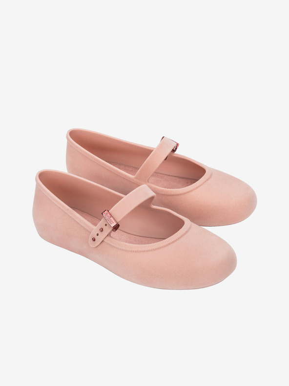 Melissa Svetloružové dámske baleríny Melissa Soft Ballerina Velvet