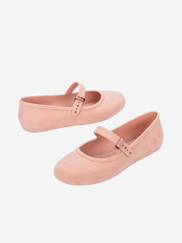 Melissa Svetloružové dámske baleríny Melissa Soft Ballerina Velvet