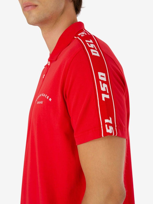 Diesel Červená pánska polokošeľa Diesel Gorou