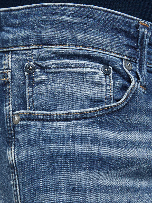 Jack & Jones Modré slim fit džínsy Jack & Jones Glenn