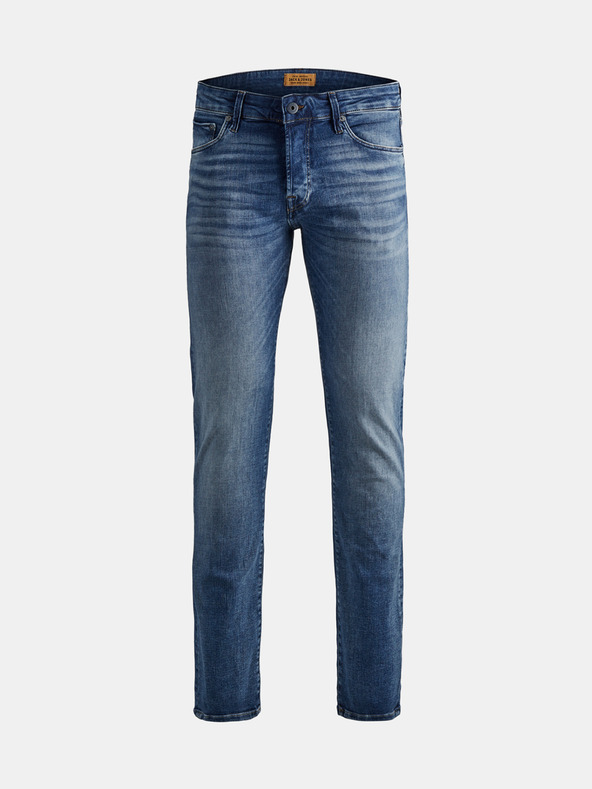 Jack & Jones Modré slim fit džínsy Jack & Jones Glenn