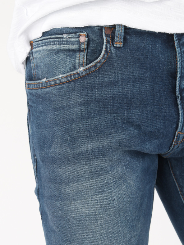 Pepe Jeans Tmavomodré pánske slim fit džínsy Pepe Jeans Stanley