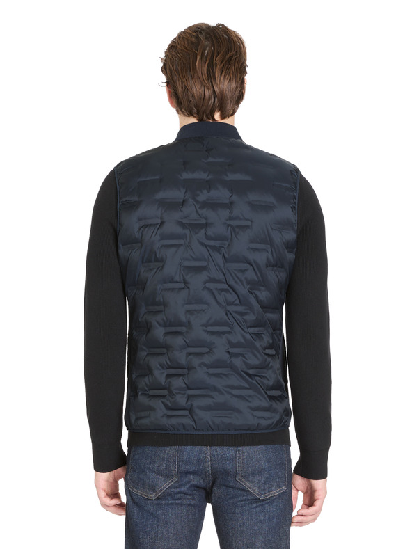 Celio Tmavomodrá pánska vesta Celio Geuniml