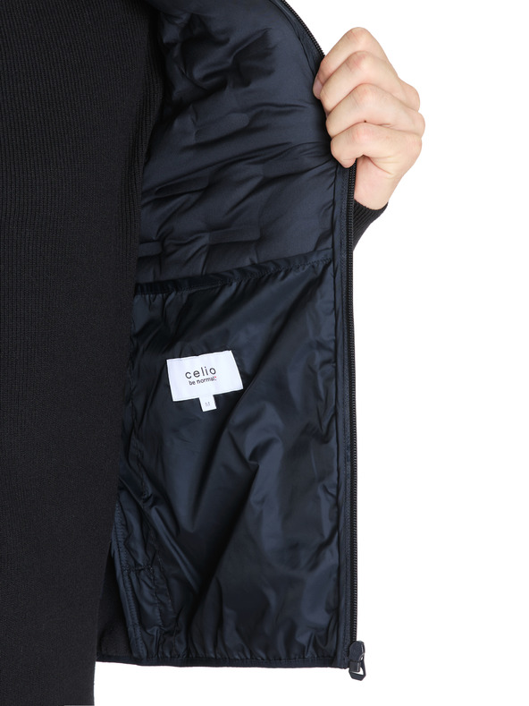 Celio Tmavomodrá pánska vesta Celio Geuniml