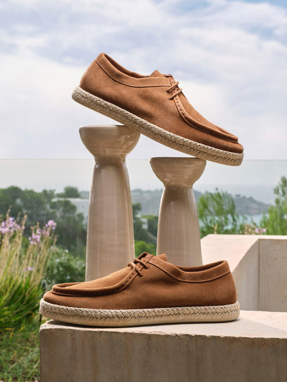 Geox Hnedé pánske tenisky Geox Ostuni