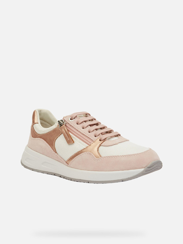 Geox Svetloružové dámske tenisky Geox Bulmya