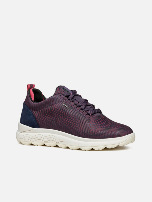 Geox Tmavofialové dámske tenisky Geox Spherica 4x4 B Abx