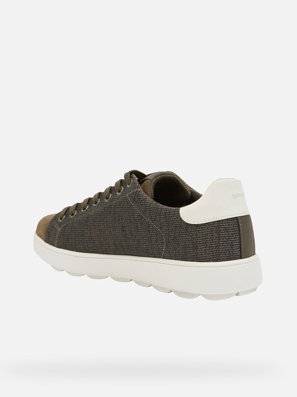Geox Khaki pánske tenisky Geox Spherica Ecub-1