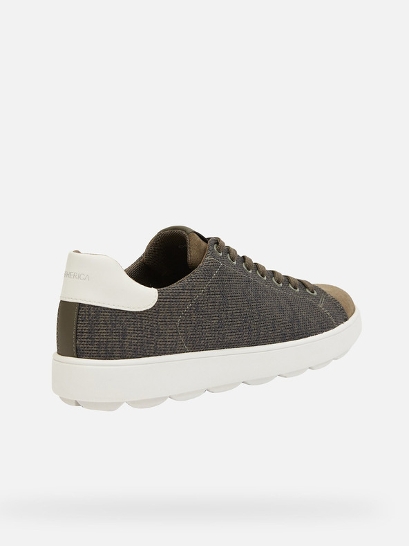 Geox Khaki pánske tenisky Geox Spherica Ecub-1