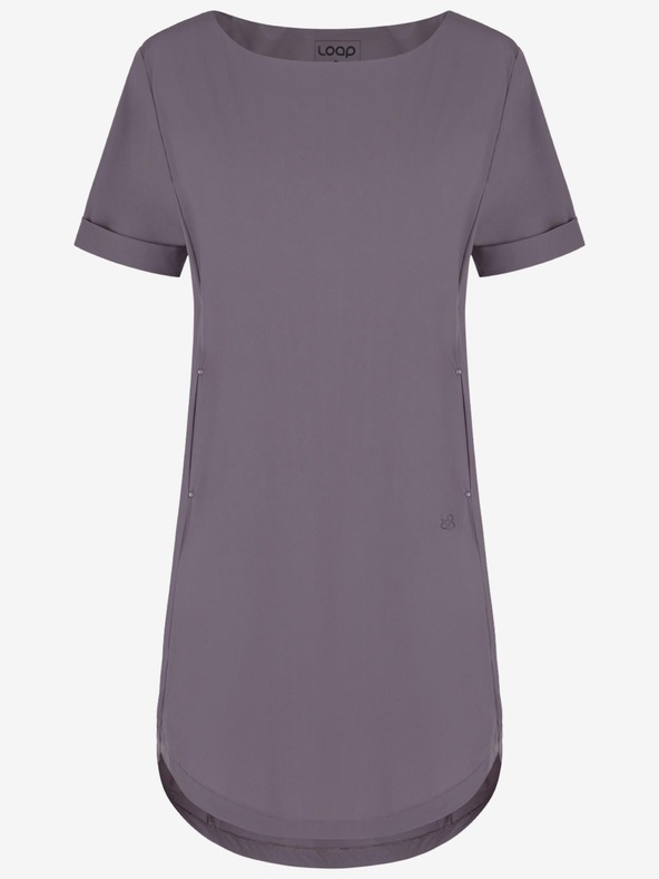 Loap LOAP Ubakala Šedé dámske šaty