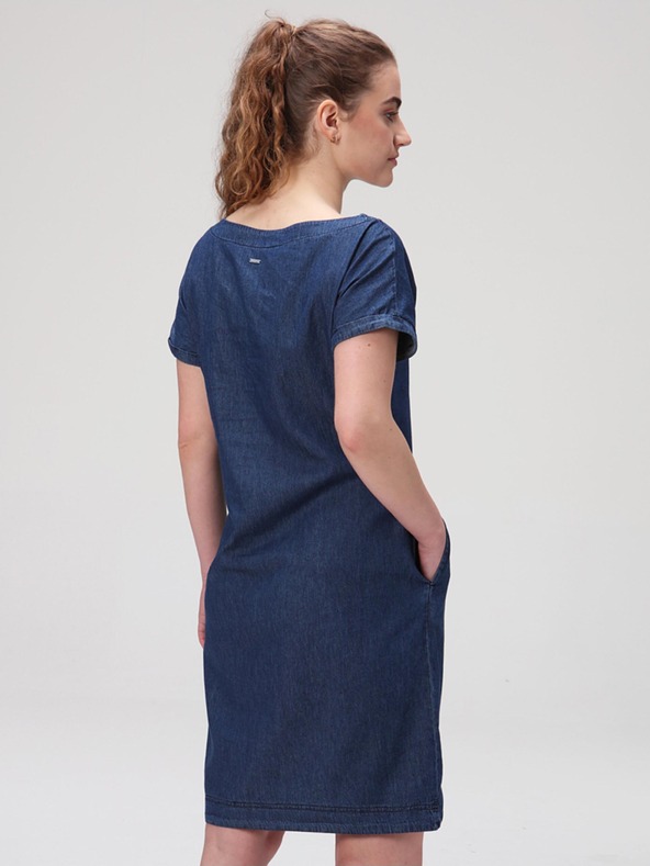 Loap Tmavomodré dámske šaty LOAP Diviniss