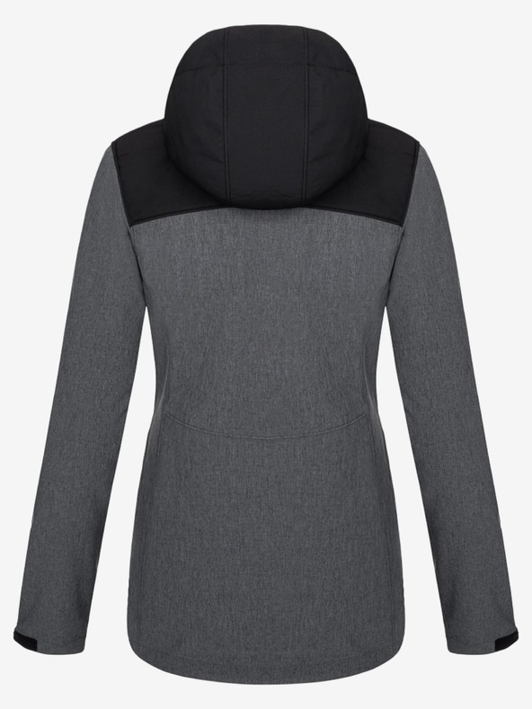 Loap Čiernošedá dámska softshellová bunda LOAP LUKA