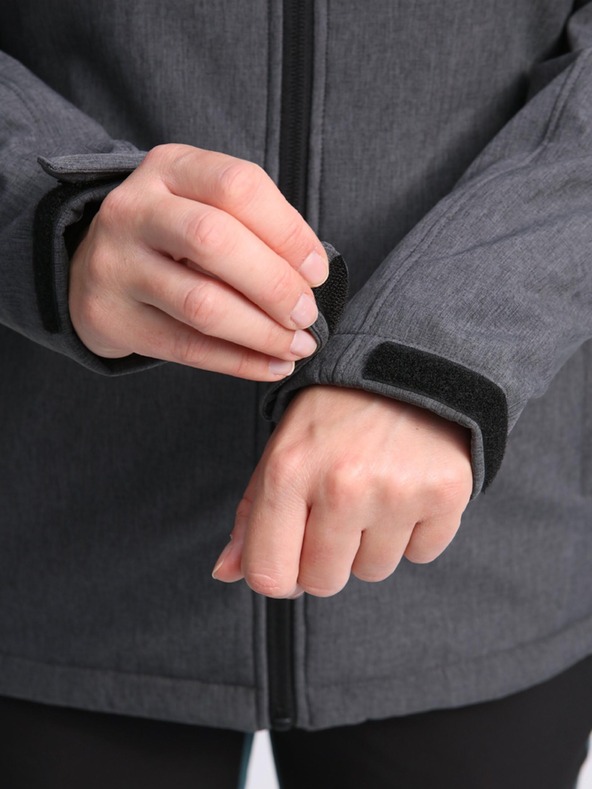Loap Čiernošedá dámska softshellová bunda LOAP LUKA