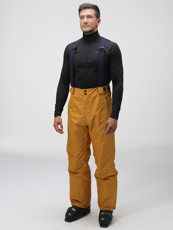 Loap Horčicové pánske lyžiarske nohavice LOAP Lawo