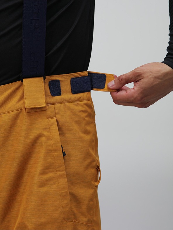 Loap Horčicové pánske lyžiarske nohavice LOAP Lawo