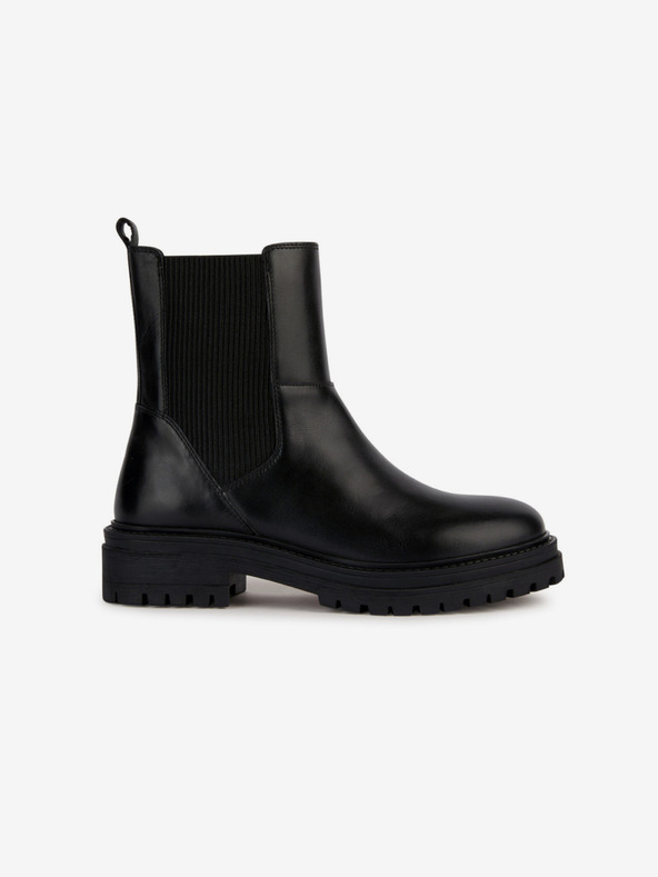 Geox Čierne dámske členkové topánky Geox Iridea