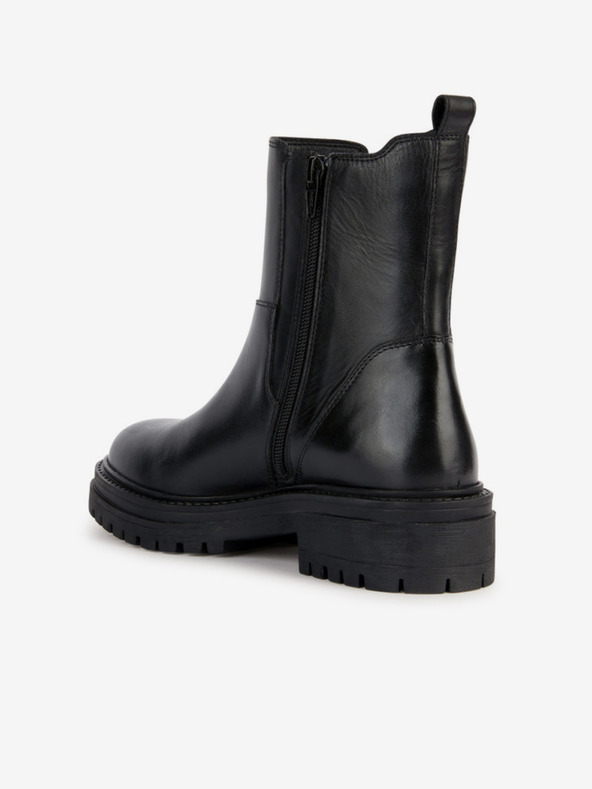 Geox Čierne dámske členkové topánky Geox Iridea