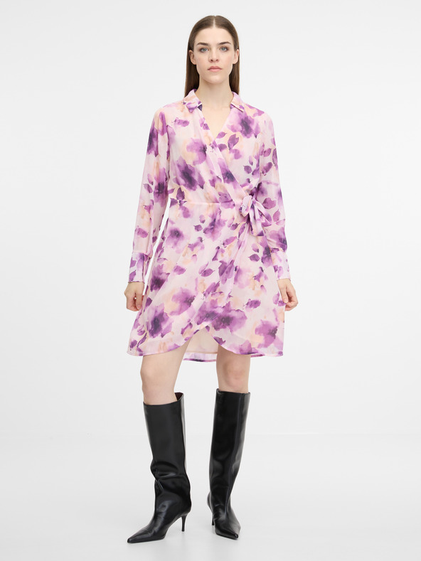 Orsay Ružové dámske šaty ku kolenám ORSAY