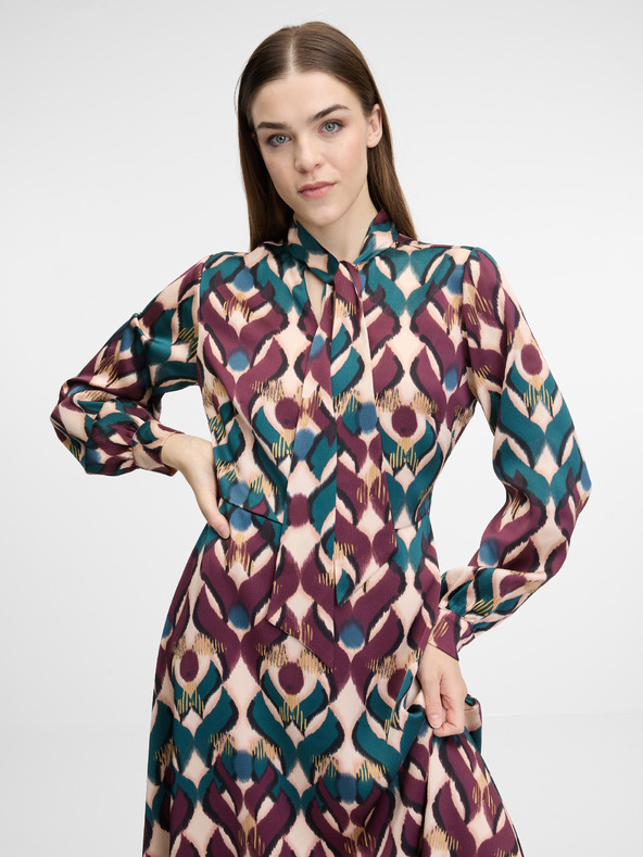 Orsay Hnedé dámske midi šaty ORSAY