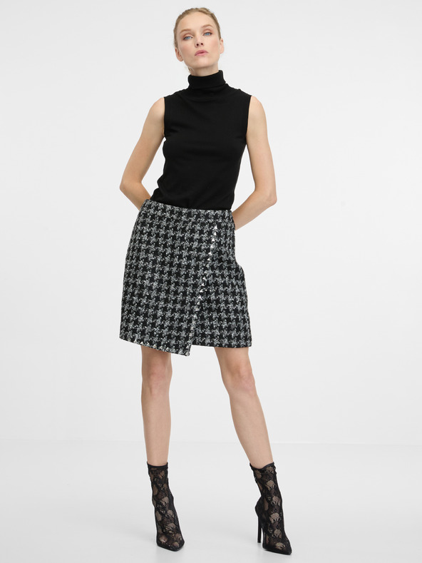 Orsay Čierna dámska sukňa ORSAY