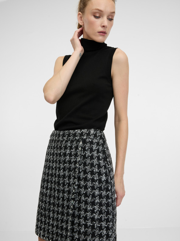 Orsay Čierna dámska sukňa ORSAY