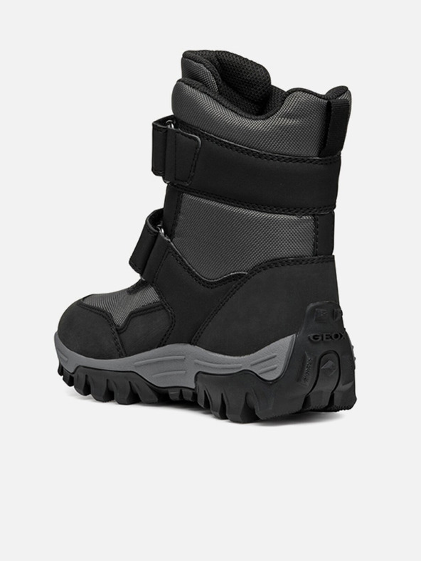 Geox Čierne chlapčenské členkové topánky Geox Himalaya B ABX