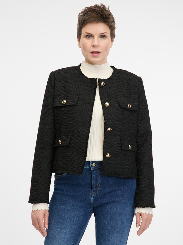 Orsay Čierne dámske sako ORSAY