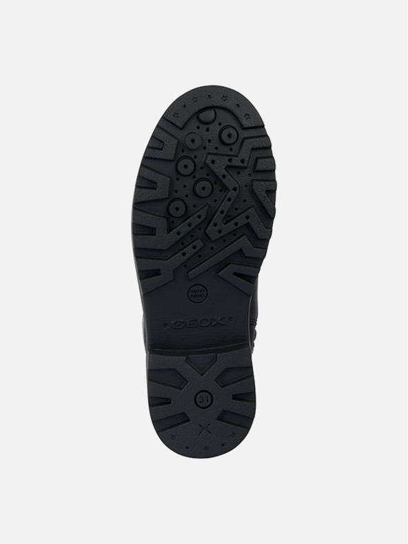 Geox Čierne dievčenské členkové topánky Geox Casey B ABX
