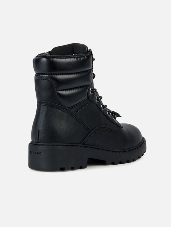 Geox Čierne dievčenské členkové topánky Geox Casey B ABX