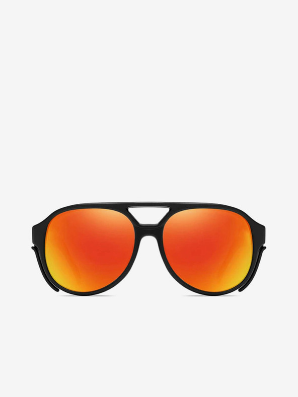 VEYREY Čierne športové polarizačné slnečné okuliare VeyRey Fearless