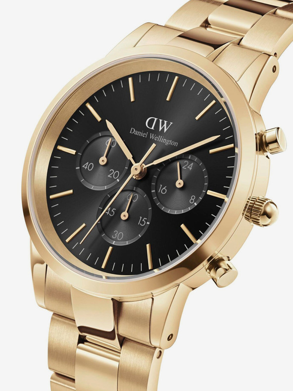 Daniel Wellington Pánske zlaté hodinky Daniel Wellington Iconic