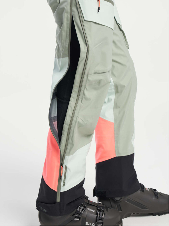 Tenson Dámske nohavice TENSON Touring Shell W svetlozelená