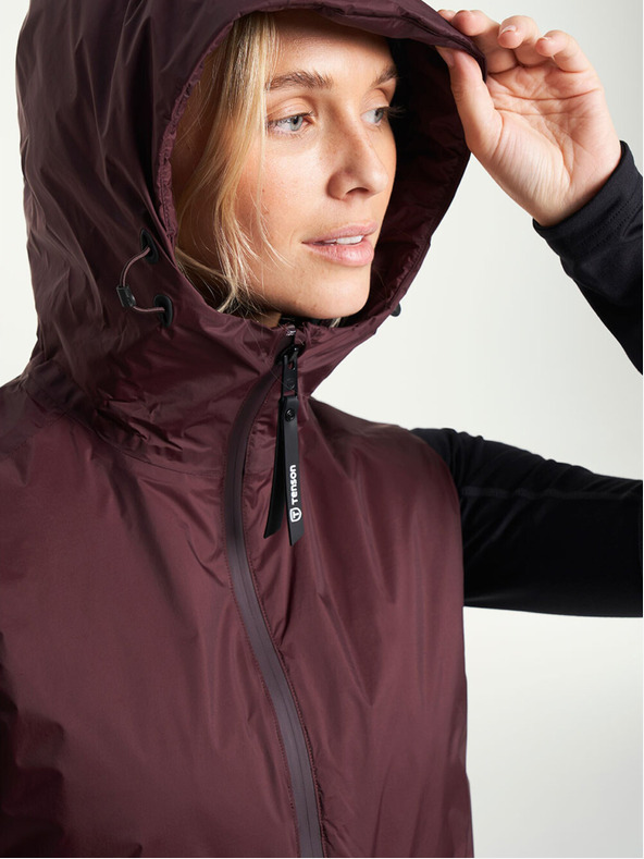 Tenson TENSON Dámska lifestylová vesta Transition Vest W bordová