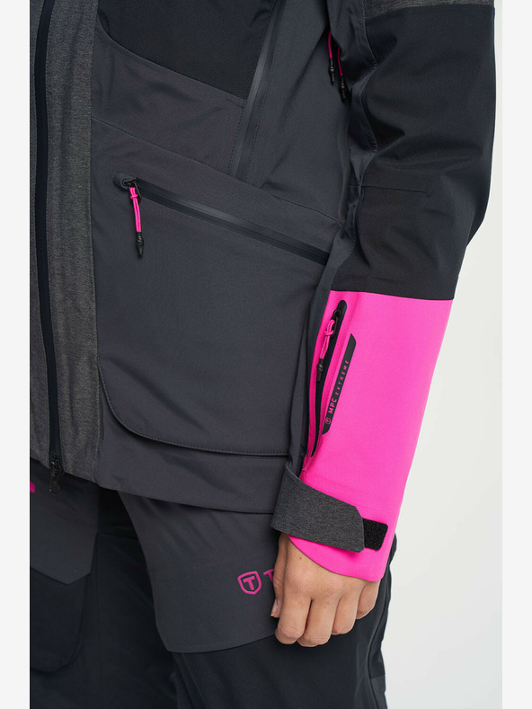 Tenson Dámska škrupinová bunda TENSON Touring Shell Jacket W tmavosivá