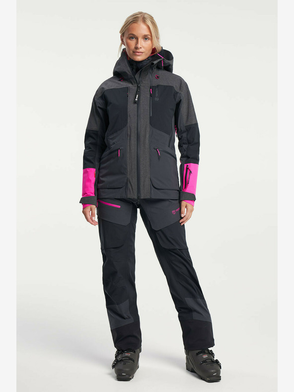 Tenson Dámska škrupinová bunda TENSON Touring Shell Jacket W tmavosivá