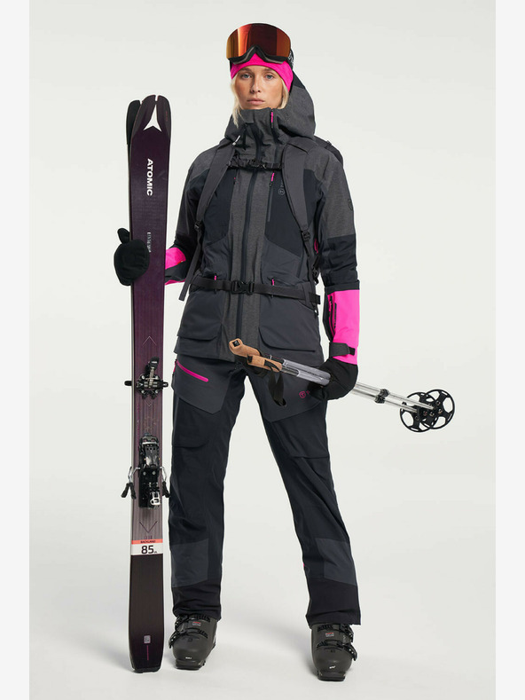 Tenson Dámska škrupinová bunda TENSON Touring Shell Jacket W tmavosivá