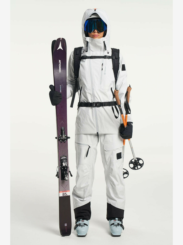 Tenson Dámska lyžiarska a skialpová membránová bunda TENSON Shibui Shell Jacket W light grey