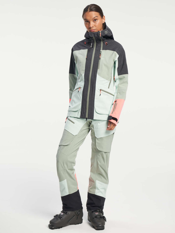 Tenson Dámska bunda TENSON Touring Shell Jacket W svetlozelená