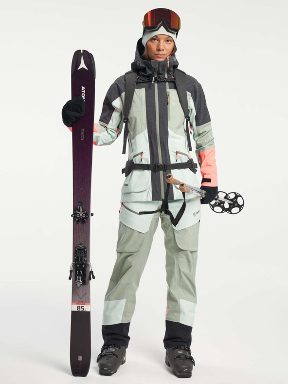 Tenson Dámska bunda TENSON Touring Shell Jacket W svetlozelená