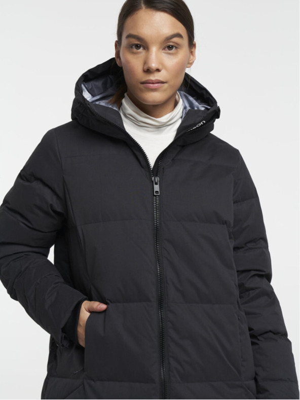 Tenson dámsky zimný lifestylový kabát TENSON Shanna Down Coat W čierny