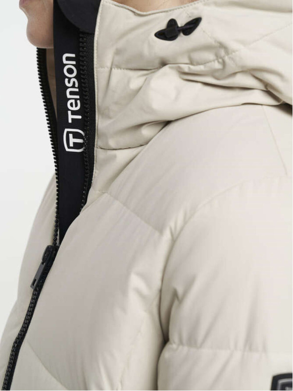 Tenson Dámsky zimný lifestylový kabát TENSON Shanna Down Coat W béžový