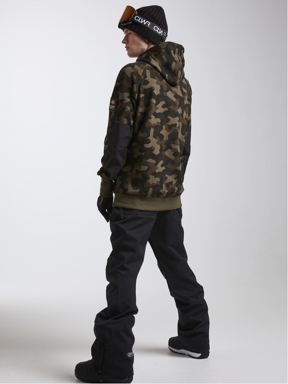 Tenson pánska mikina s kapucňou COLOURWEAR Bowl 2.0 M tmavá batikovaná