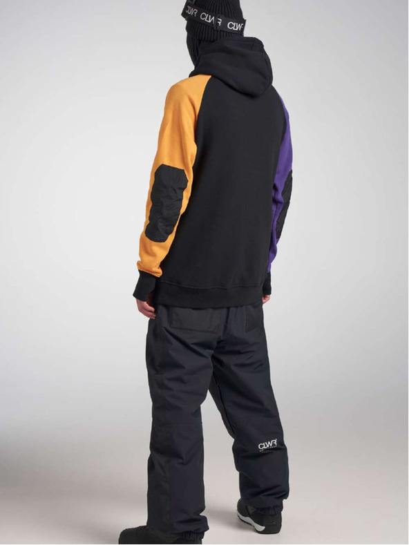 Tenson unisex mikina COLOURWEAR Bowl 2.0 fialová/žltá