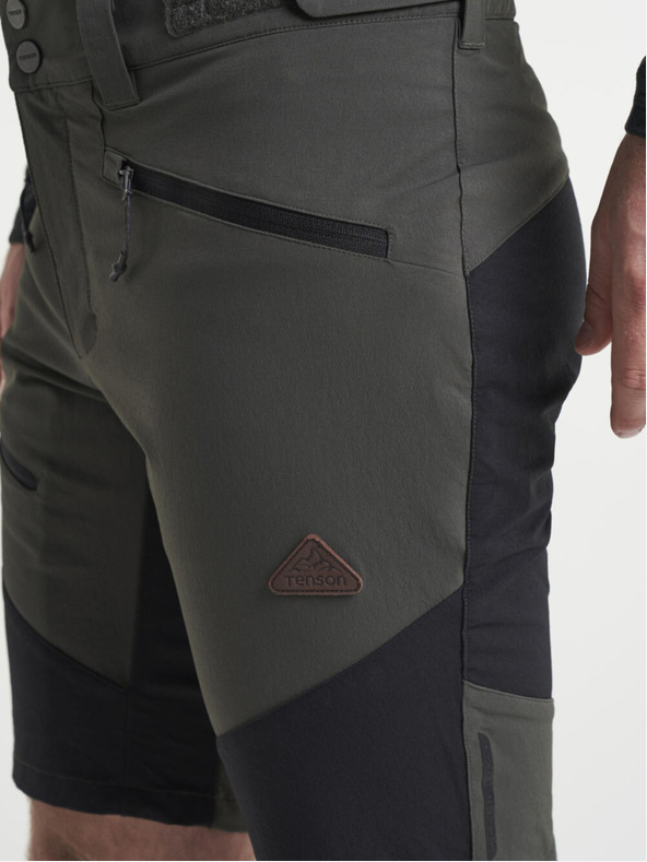 Tenson pánske outdoorové šortky TENSON Himalaya Stretch Shorts M dark khaki