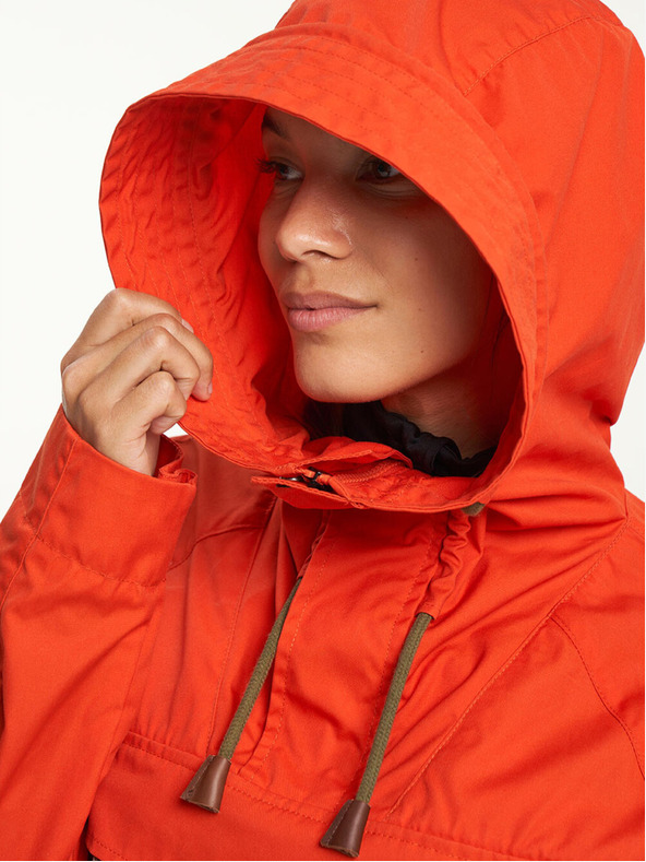 Tenson unisexová lifestylová anoraková bunda TENSON Mountain Anorak 55 oranžová