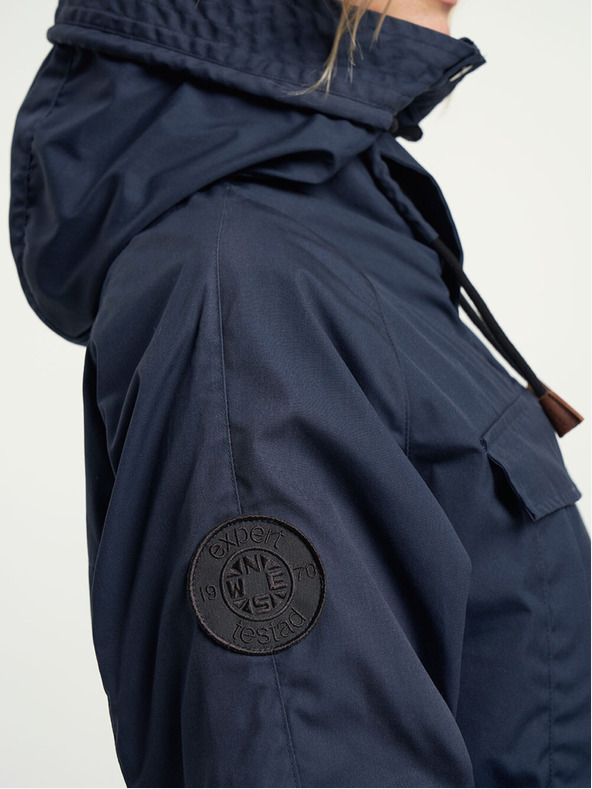 Tenson unisex lifestylová anoraková bunda TENSON Mountain Anorak 55 tmavo modrá